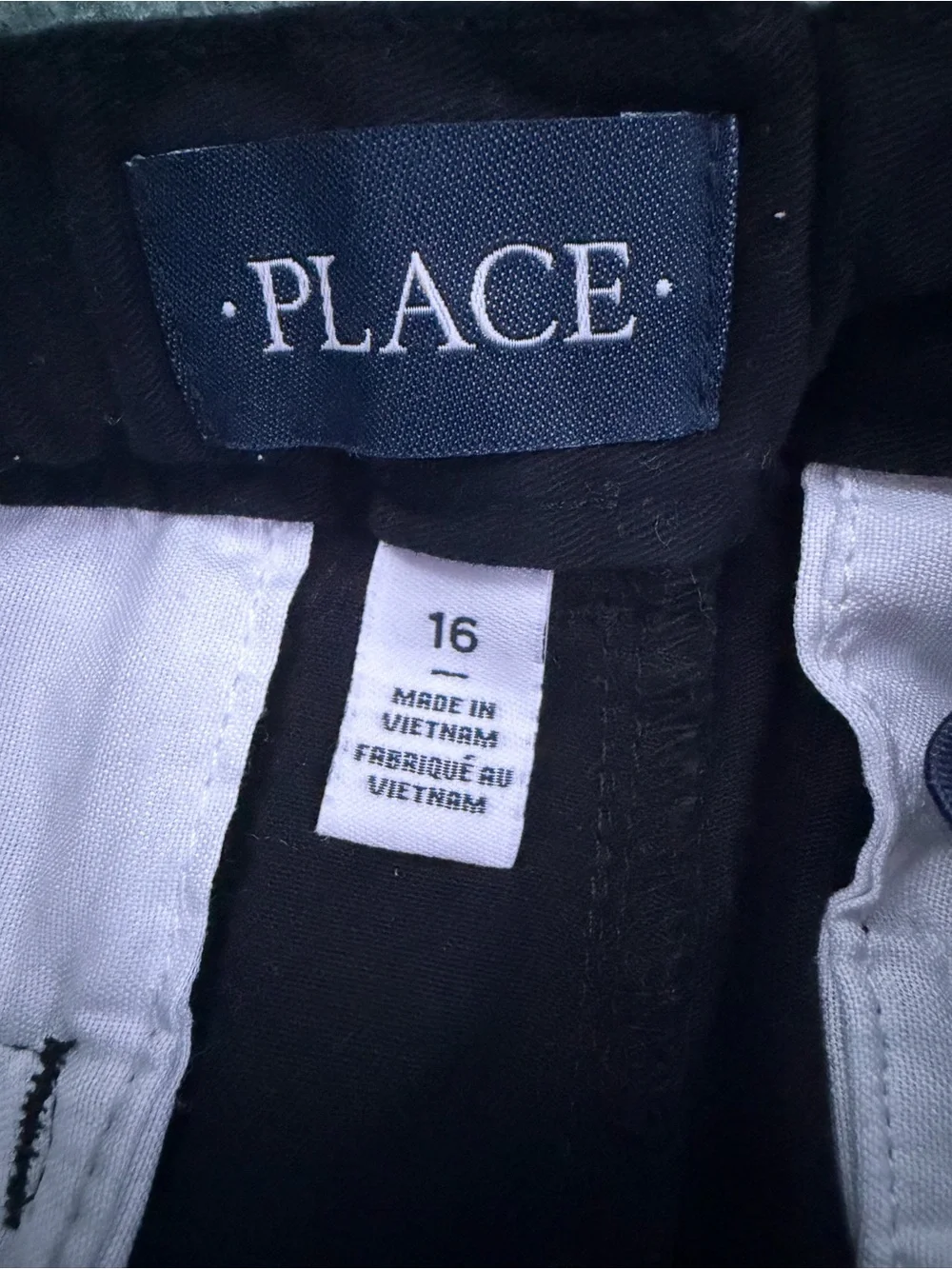 Kids black dress pants